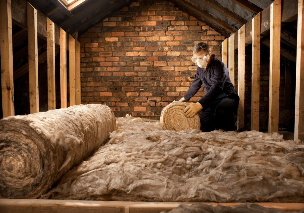 Asbestos Insulation Installed in Attic