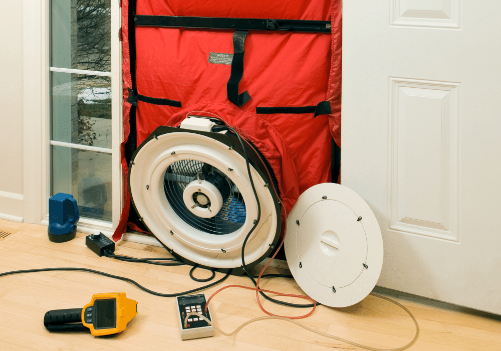blower door test in london ontario